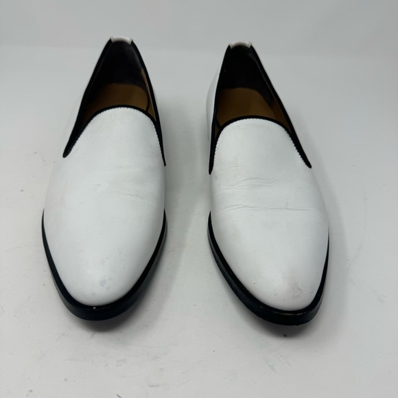 EVERLANE Modern Smoking Loafer White Leather - Picture 4 of 8